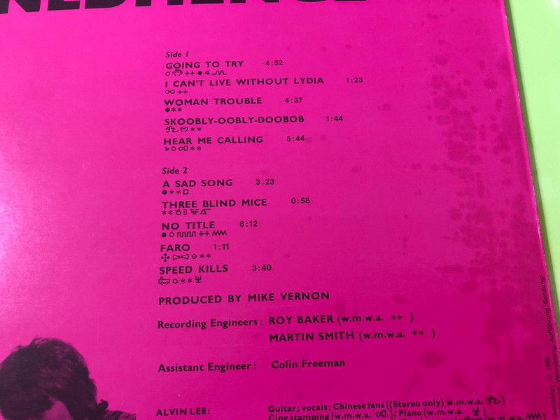 Fully Autographed Ten Years After – Stonedhenge Vinyl LP by Decca (TenYearsAfterStonedhenge)