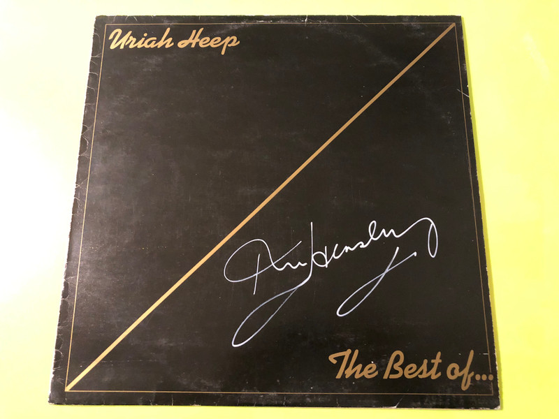 Signed Uriah Heep – The Best of... Vinyl LP Rare Yugoslavian Pressing (LSB-73042)