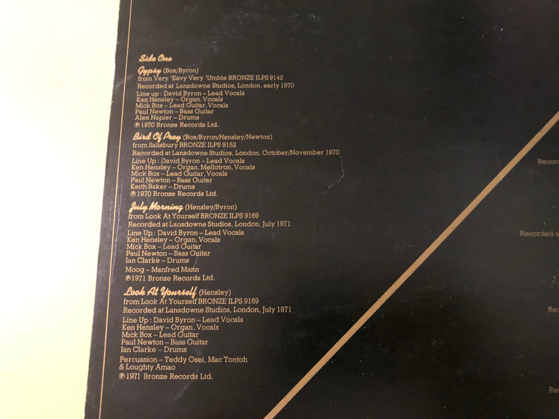 Signed Uriah Heep – The Best of... Vinyl LP Rare Yugoslavian Pressing (LSB-73042)