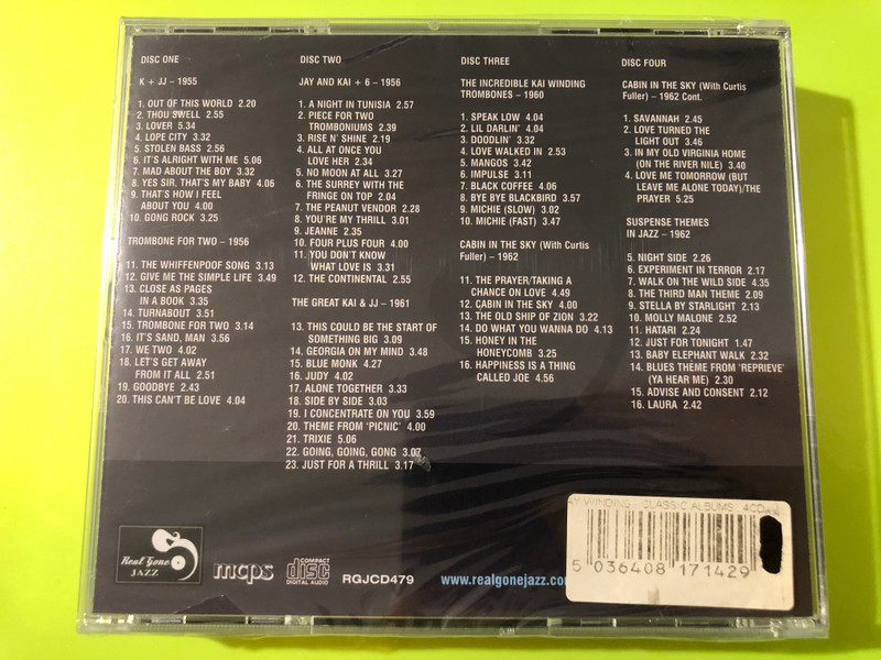 Kai Winding: Seven Classic Albums 4-CD Set by Real Gone Jazz (5036408171429)