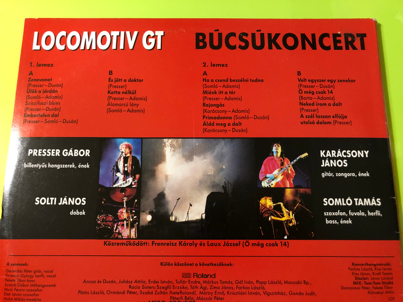 FULLY SIGNED: Locomotiv GT - Búcsúkoncert Double Vinyl LP (LocomotivGT01)