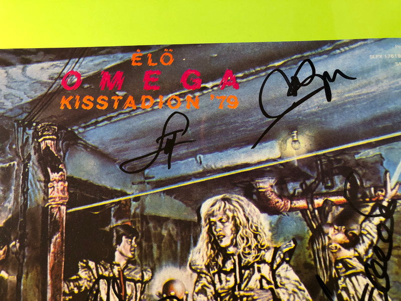 FULLY SIGNED: OMEGA - Élő Omega Kisstadion '79 Double Vinyl LP (ÉlőOmegaKisstadion)