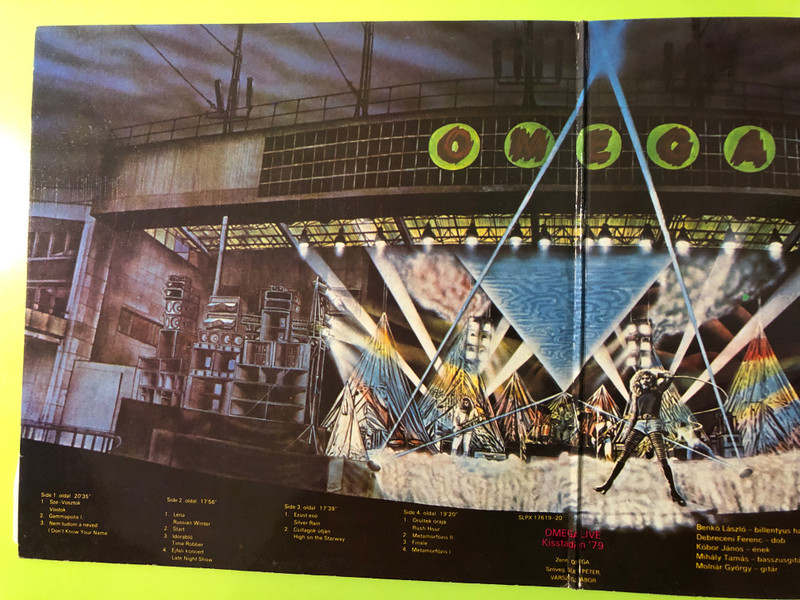 FULLY SIGNED: OMEGA - Élő Omega Kisstadion '79 Double Vinyl LP (ÉlőOmegaKisstadion)