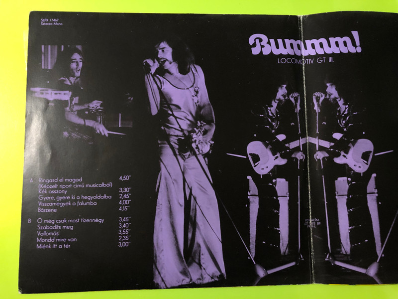 SIGNED: Locomotiv GT - Bummm! (LGT III) Original 1973 Vinyl LP (LocomotivGTBummm)