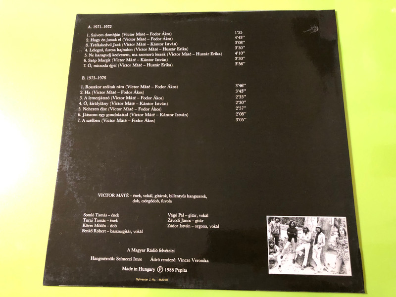 VICTOR MÁTÉ & NON-STOP - Original 1986 Pepita Compilation Vinyl LP (VictorMátéNonStop)