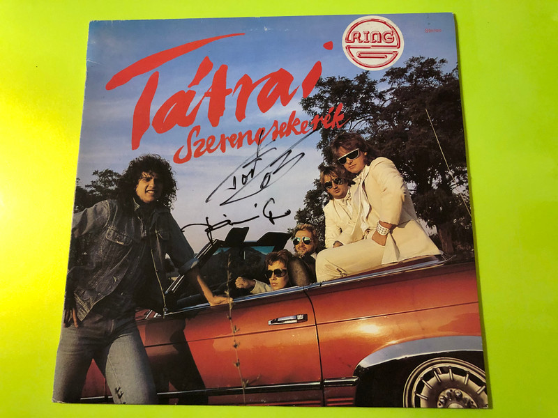 SIGNED: Tátrai - Szerencsekerék Original 1987 RING Vinyl LP (TátraiSzerencsekerék)