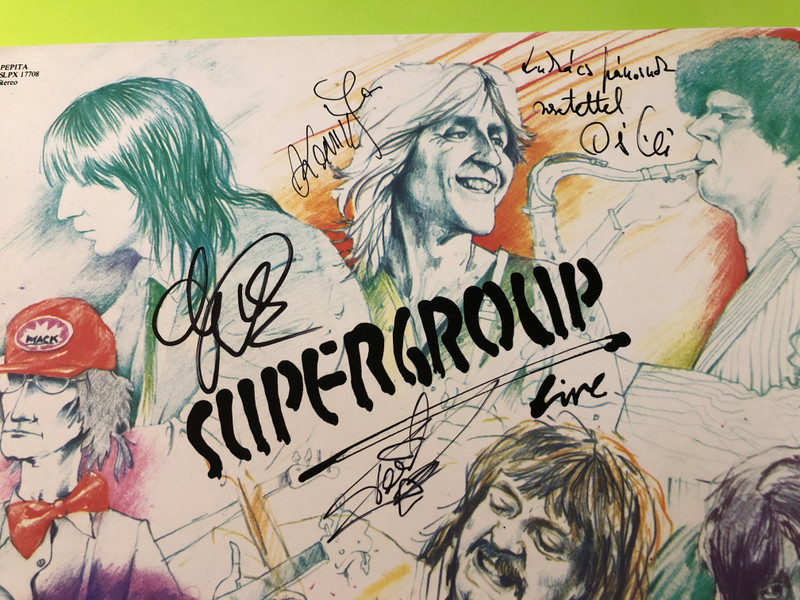 FULLY SIGNED: Supergroup - Live Original 1982 Pepita Vinyl LP (SupergroupLive)