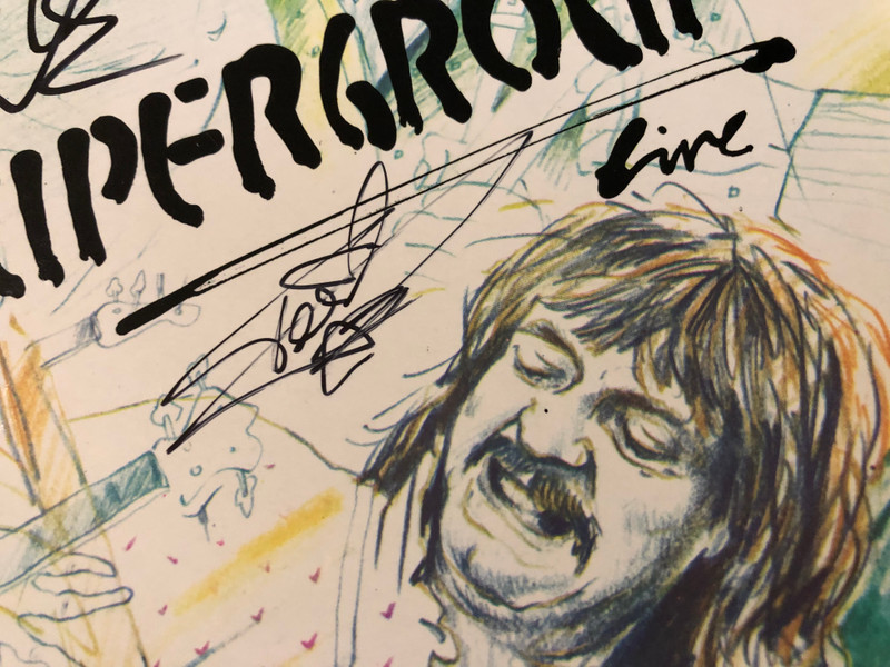 FULLY SIGNED: Supergroup - Live Original 1982 Pepita Vinyl LP (SupergroupLive)