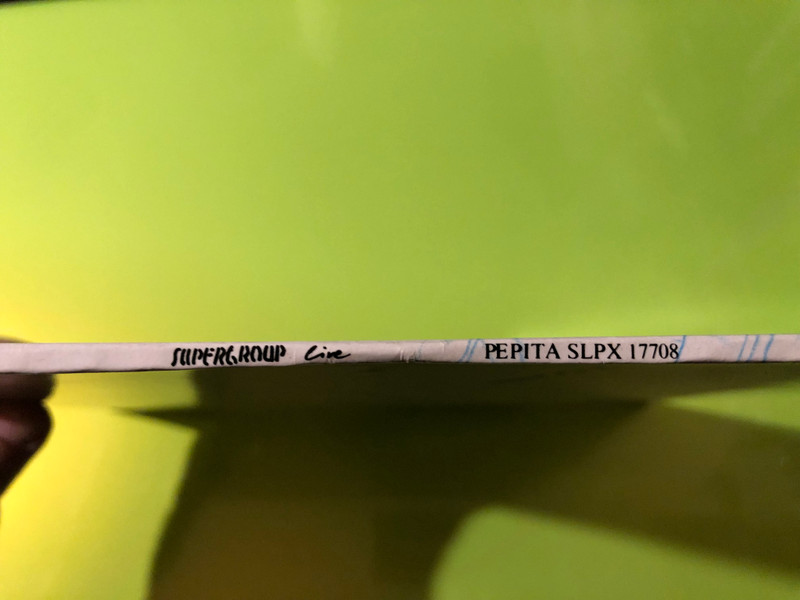 FULLY SIGNED: Supergroup - Live Original 1982 Pepita Vinyl LP (SupergroupLive)