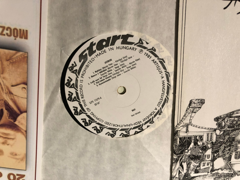 Start Records EAST "Játékok" 1981 Rare Autographed Debut Vinyl LP – Progressive Rock Classic (EASTJátékok)