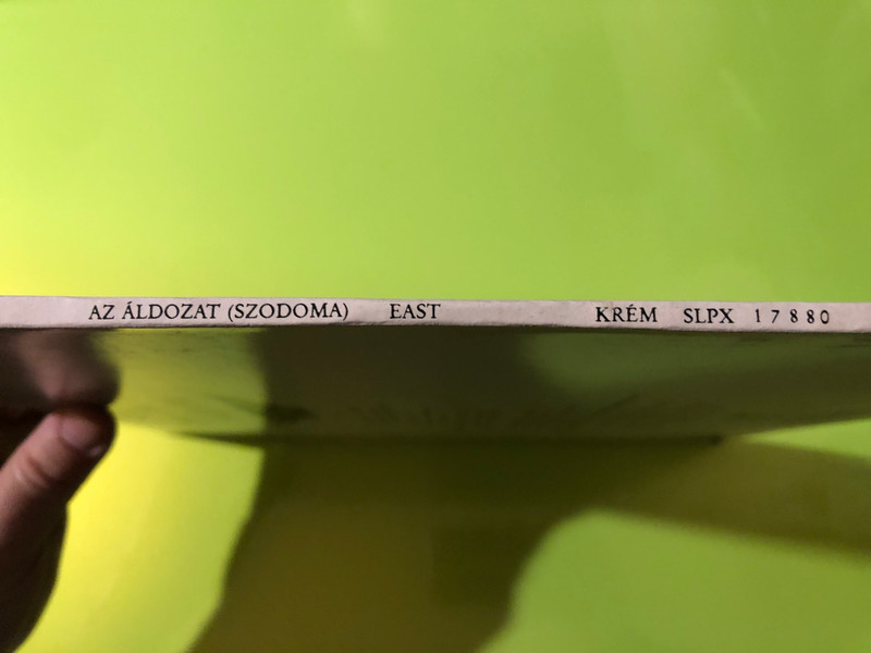 Krém Records EAST "Az Áldozat (Szodoma)" 1984 Rare Autographed Vinyl – Ballet Music Masterpiece (EASTAzÁldozat)