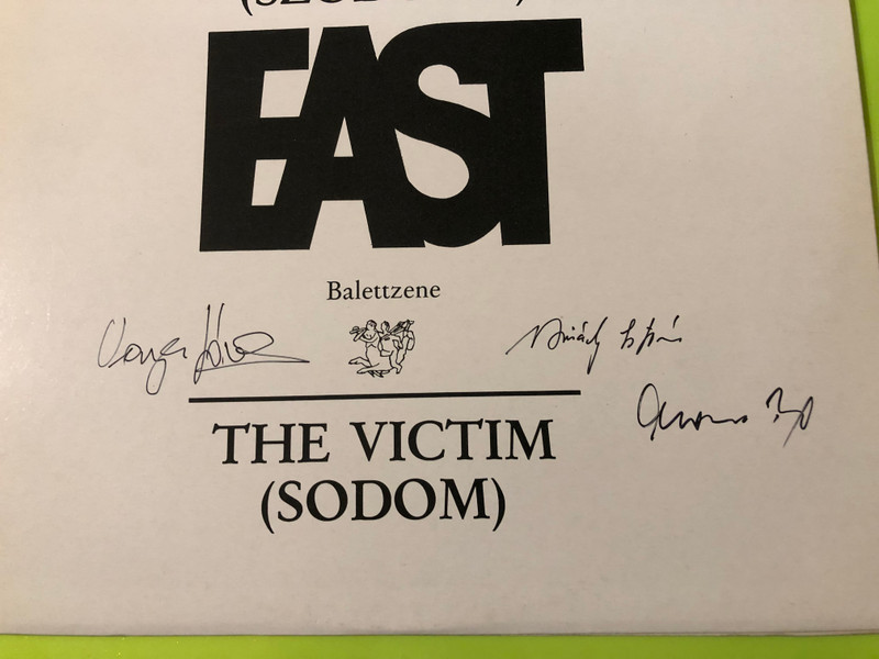 Krém Records EAST "Az Áldozat (Szodoma)" 1984 Rare Autographed Vinyl – Ballet Music Masterpiece (EASTAzÁldozat)