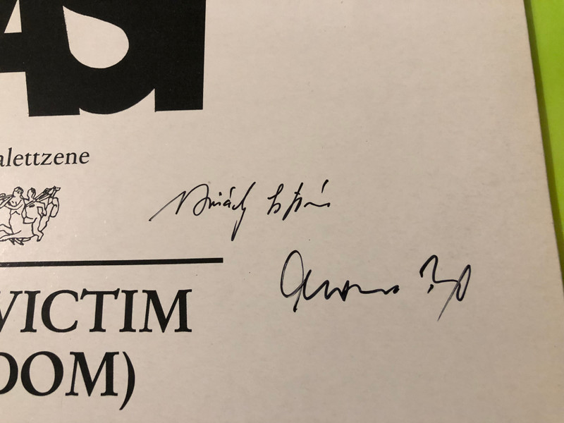 Krém Records EAST "Az Áldozat (Szodoma)" 1984 Rare Autographed Vinyl – Ballet Music Masterpiece (EASTAzÁldozat)