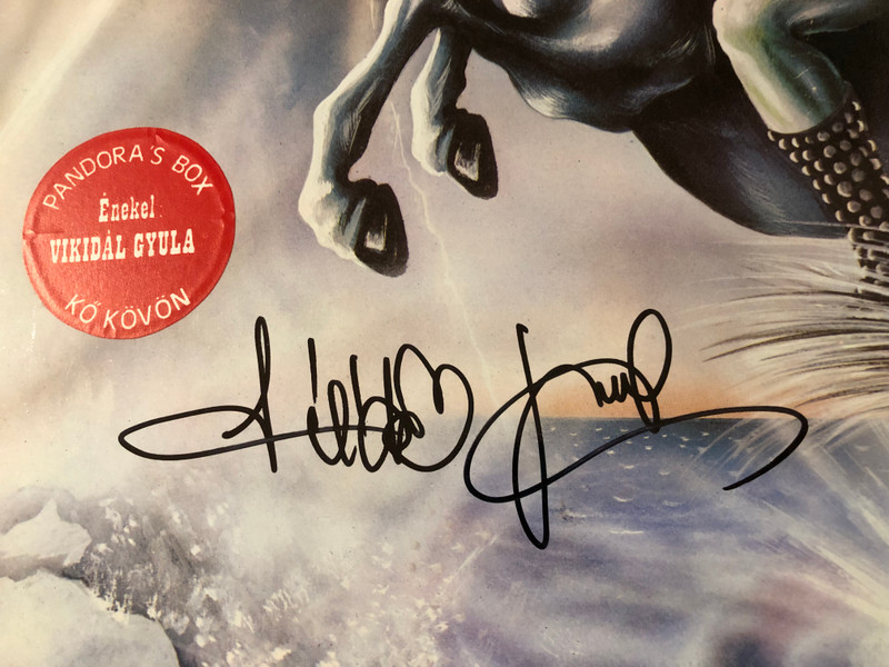 Start Records Pandora’s Box (P. Box) "Kő kövön" 1983 Rare Autographed Vinyl LP – Hard Rock Classic (Pandora’sBox)