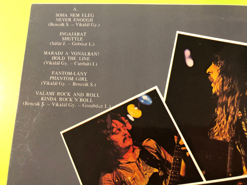 Start Records Pandora’s Box (P. Box) "Kő kövön" 1983 Rare Autographed Vinyl LP – Hard Rock Classic (Pandora’sBox)