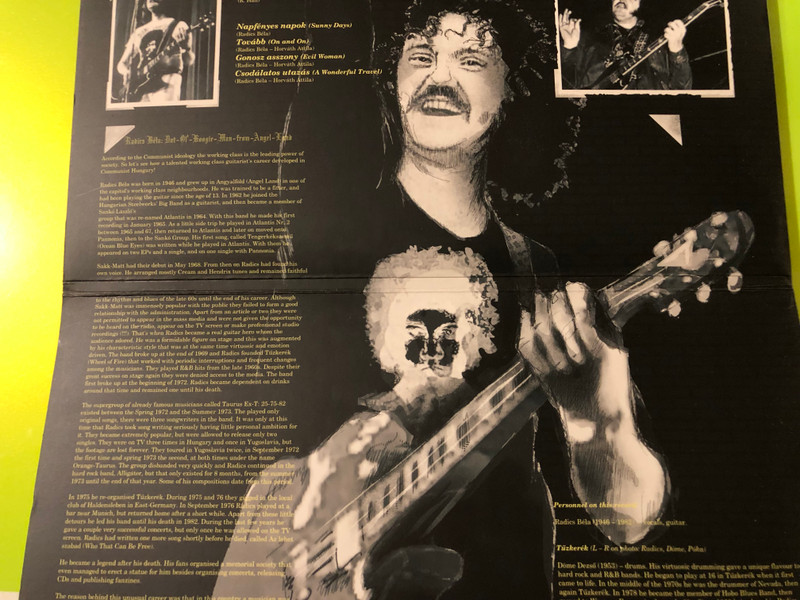 Béla Radics - Dat-Ol'-Boogie-Man-from-Angel-Land Limited Edition Vinyl LP by Moiras Records (Béla Radics)