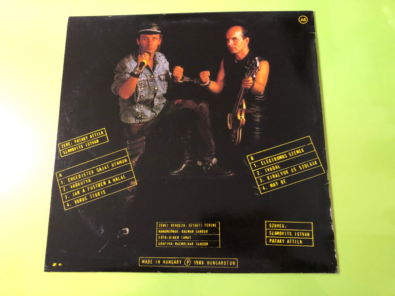 Pataky-Slamovits Favorit Signed Hungarian Hard Rock Vinyl LP (PatakySlamovits)