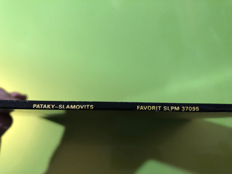 Pataky-Slamovits Favorit Signed Hungarian Hard Rock Vinyl LP (PatakySlamovits)