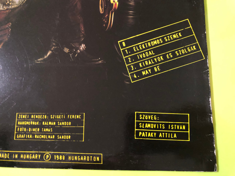 Pataky-Slamovits Favorit Signed Hungarian Hard Rock Vinyl LP (PatakySlamovits)
