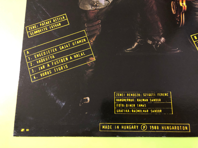 Pataky-Slamovits Favorit Signed Hungarian Hard Rock Vinyl LP (PatakySlamovits)