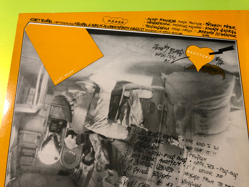 Hova lett... Nagyferó és a Bikini Signed Start Records Vinyl LP (NagyferóésaBikini)