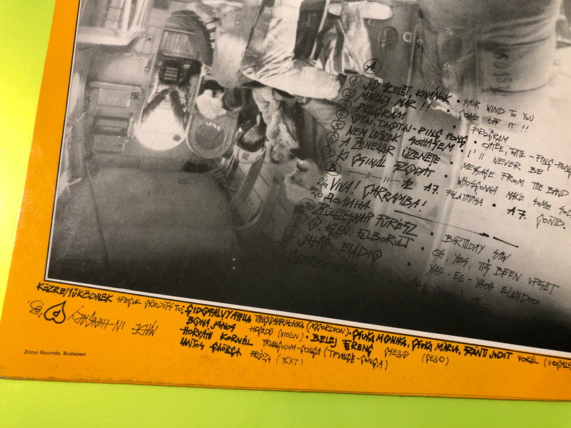 Hova lett... Nagyferó és a Bikini Signed Start Records Vinyl LP (NagyferóésaBikini)