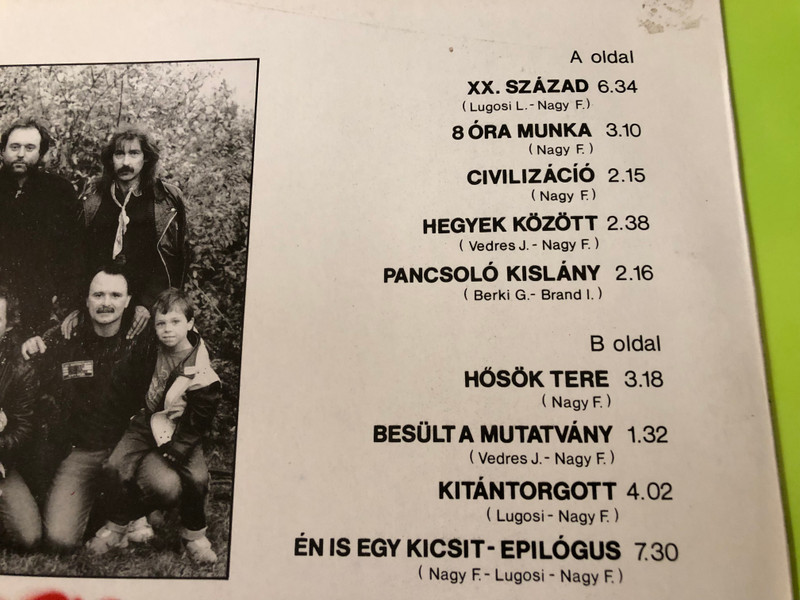 Utálom az egész XX. századot Beatrice Signed Quint Records Vinyl LP (UtálomazegészXX)