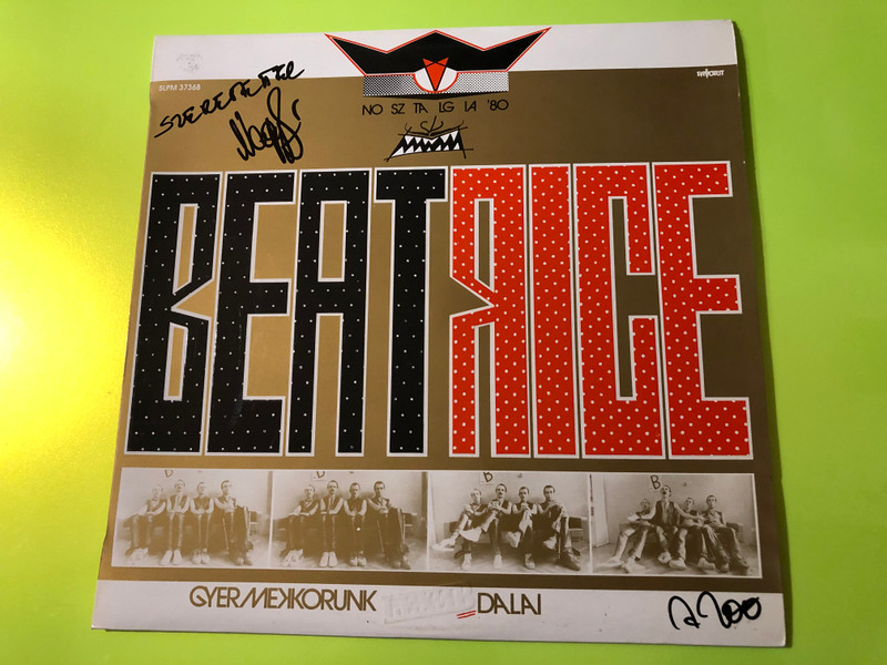 Gyermekkorunk Lexebb Dalai Beatrice Signed Favorit Records Vinyl LP (DalaiBeatrice)