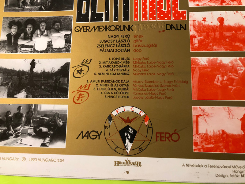 Gyermekkorunk Lexebb Dalai Beatrice Signed Favorit Records Vinyl LP (DalaiBeatrice)