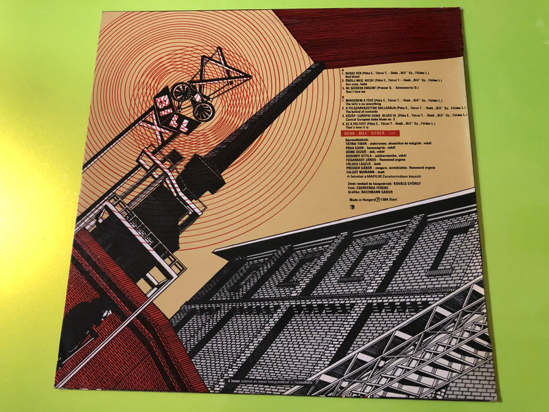Rossz vér Deák Bill Gyula Signed Start Records Vinyl LP (DeákBillGyula)