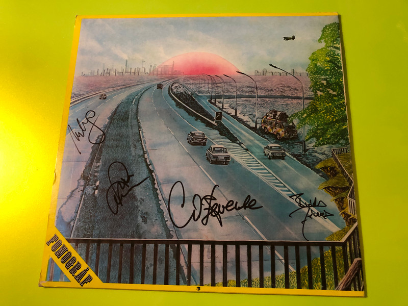 Útközben Fonográf Pepita Signed Hungarian Prog Rock Vinyl LP (ÚtközbenFonográf)