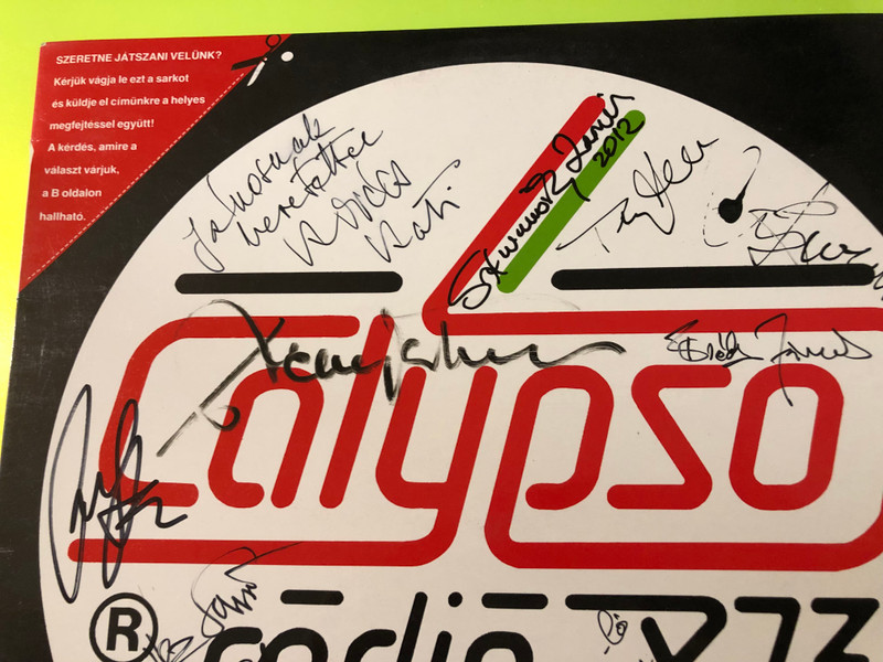 Favorit Records - Calypso Rádió 873 Compilation Vinyl LP (Multi-Signed) (CalypsoRádió873)