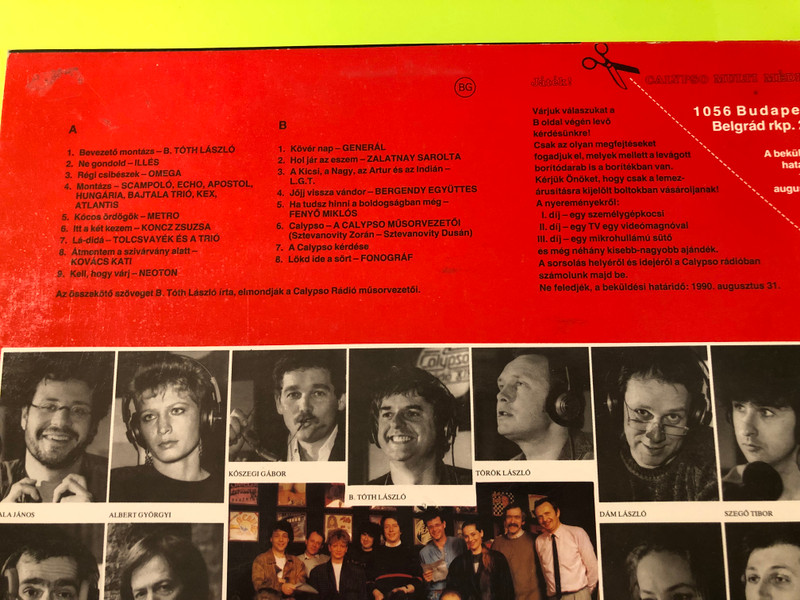 Favorit Records - Calypso Rádió 873 Compilation Vinyl LP (Multi-Signed) (CalypsoRádió873)