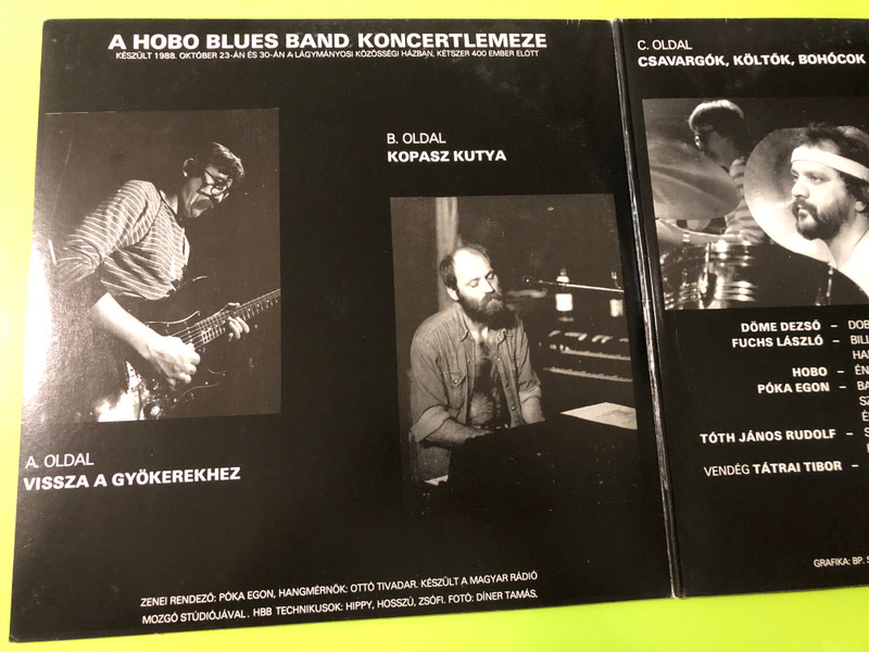 Ring Hobo Blues Band Tiltott Gyümölcs Autographed Double Live Vinyl LP (HoboBluesBand03)