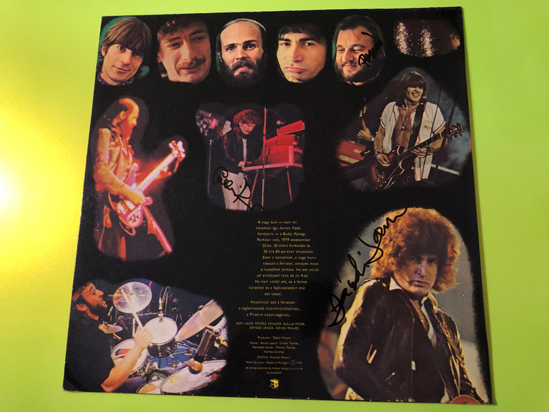 Pepita Piramis 4 A nagy buli Autographed Live Vinyl LP (Piramis4Anagybuli)