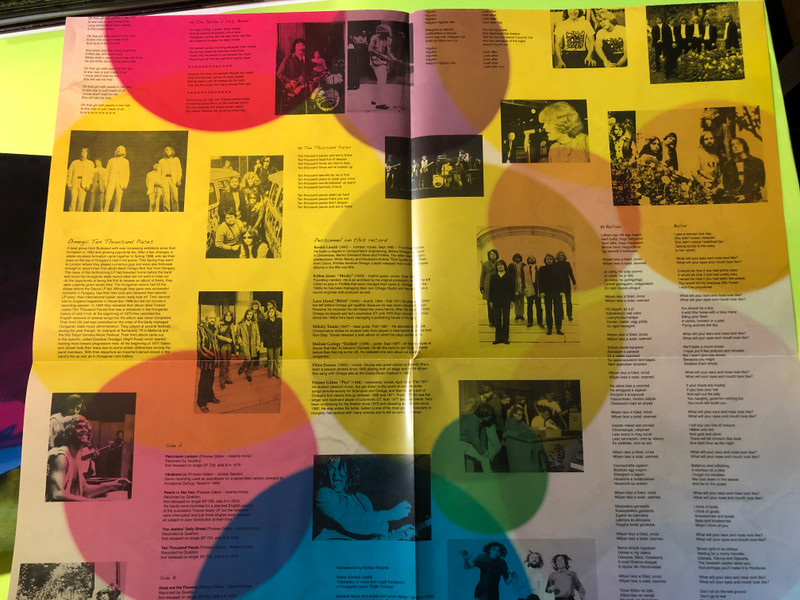 Collective Art Omega Kiabálj, énekelj! Autographed Rarities Vinyl LP (5999885224104)