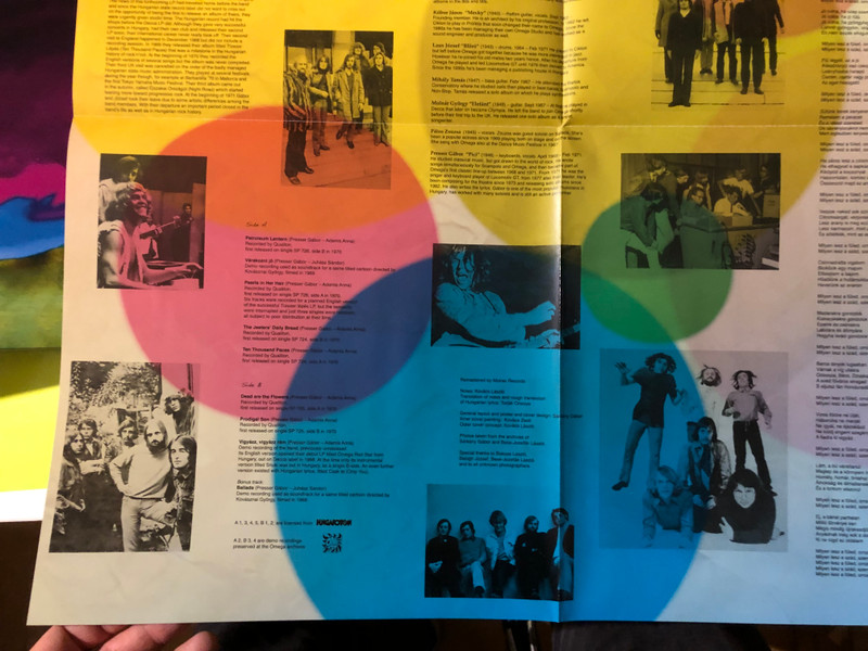 Collective Art Omega Kiabálj, énekelj! Autographed Rarities Vinyl LP (5999885224104)