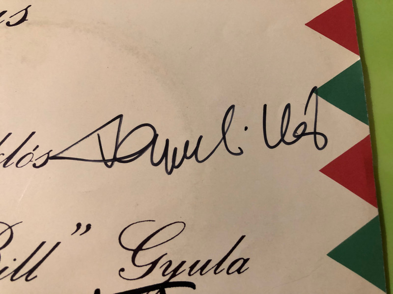 Varga Miklós / Deák „Bill” Gyula Autographed 7" Vinyl - Március (1985) (VargaMiklósMárcius)
