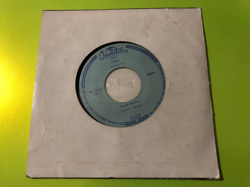 Omega Autographed 7" Vinyl Single - Dead Are The Flowers / Prodigal Son (1970) (OmegaDeadFlowers)