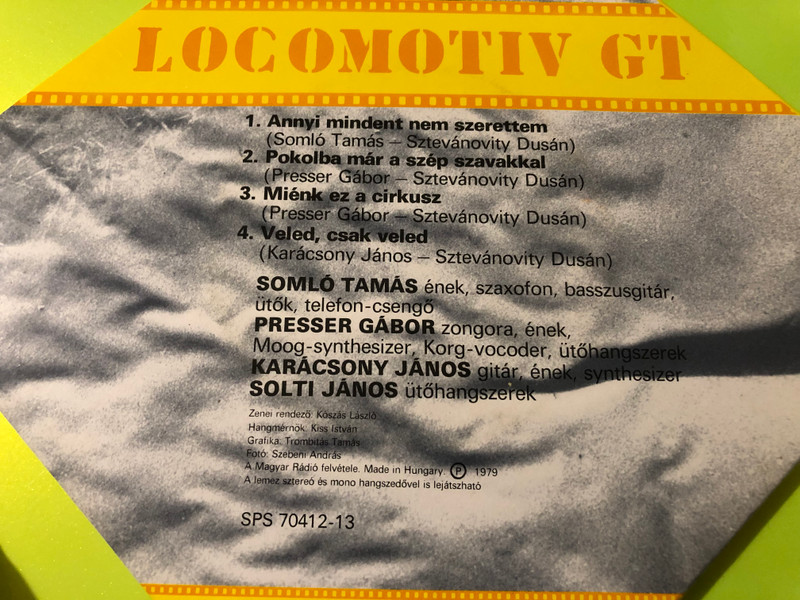 Locomotiv GT – Annyi Mindent Nem Szerettem Double 7" Vinyl Single by Pepita (LocomotivGT05)