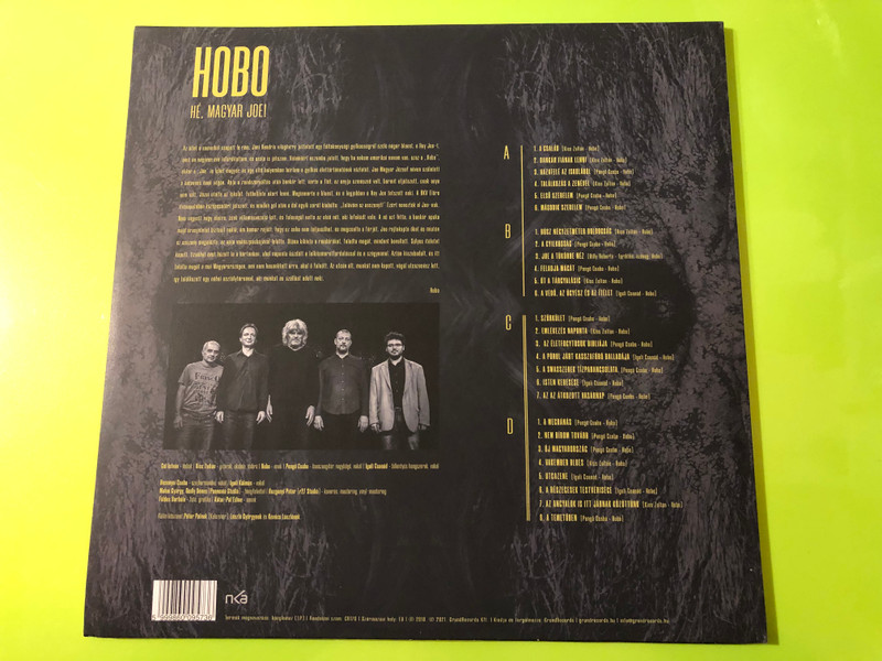 Hobo - Hé, Magyar Joe! Double Vinyl LP by GrundRecords (5999860095736)