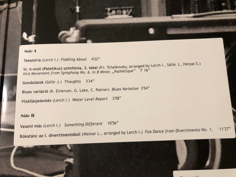 V’73 - Seven Pieces for Keyboards, Bass Guitar and Drums Vinyl LP by Moiras Records (5991315912131)