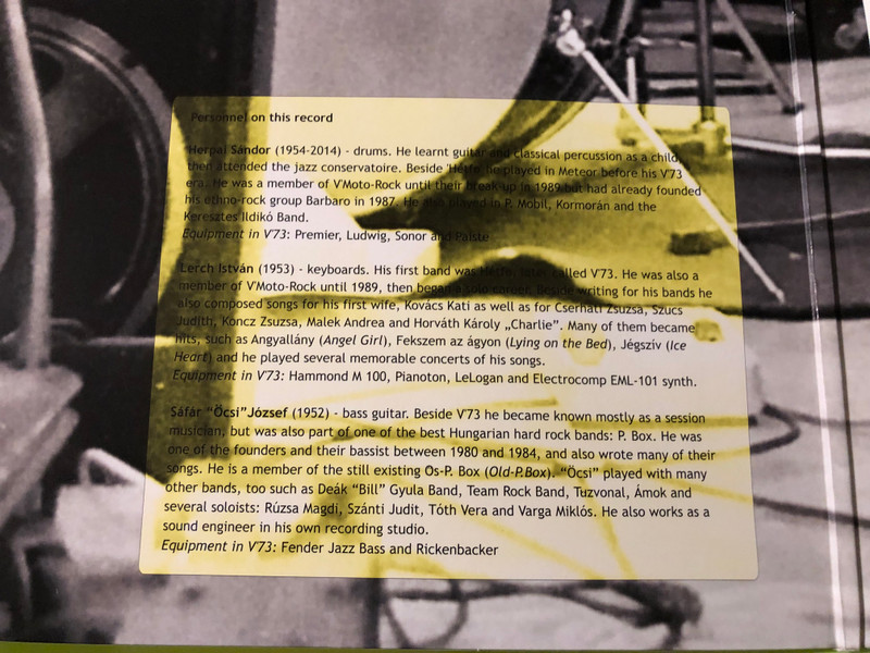 V’73 - Seven Pieces for Keyboards, Bass Guitar and Drums Vinyl LP by Moiras Records (5991315912131)