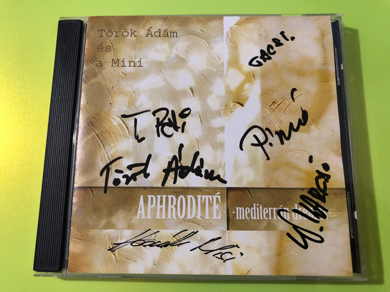 Török Ádám és a Mini - Aphrodité SystemSoft Jazz-Rock CD (Signed Copy) (5990697258004)