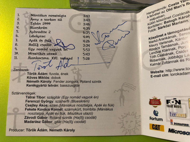 Török Ádám és a Mini - Misztikus utazó Narrator Records Jazz-Rock CD (Signed) (5998733100126)