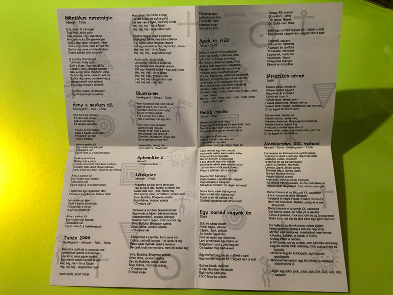 Török Ádám és a Mini - Misztikus utazó Narrator Records Jazz-Rock CD (Signed) (5998733100126)