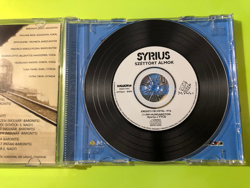 Syrius: Széttört álmok – Rare Hungarian Progressive Jazz-Rock Autographed CD (Hungaroton) (5991811749125.)