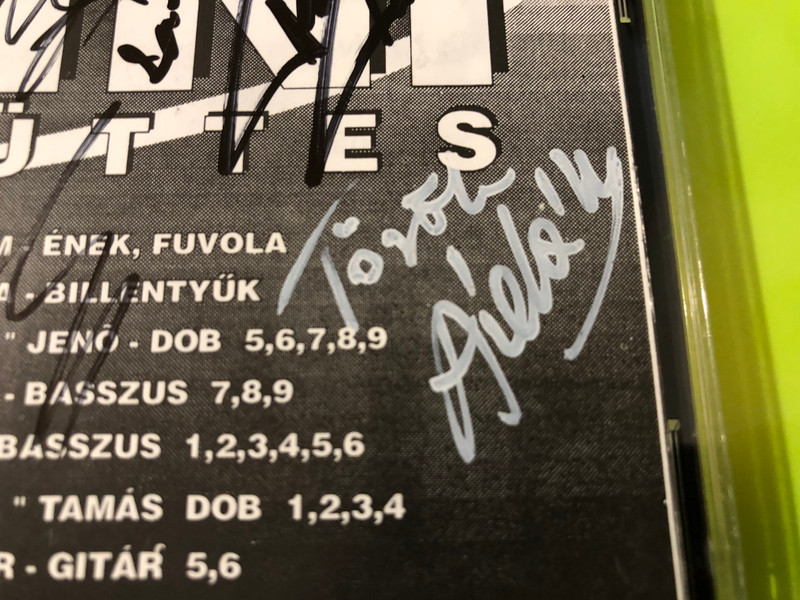 Mini Együttes: 25 év Rock – Rare Autographed Jubilee Rehearsal CD (Lézer Kft.) (MiniEgyüttes25évRock)