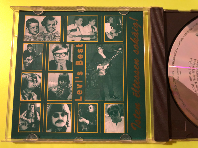 Szörényi Levente: Levi's Best – Rare Autographed Jubilee Compilation CD (Hungaroton-Gong) (5991813780324.)
