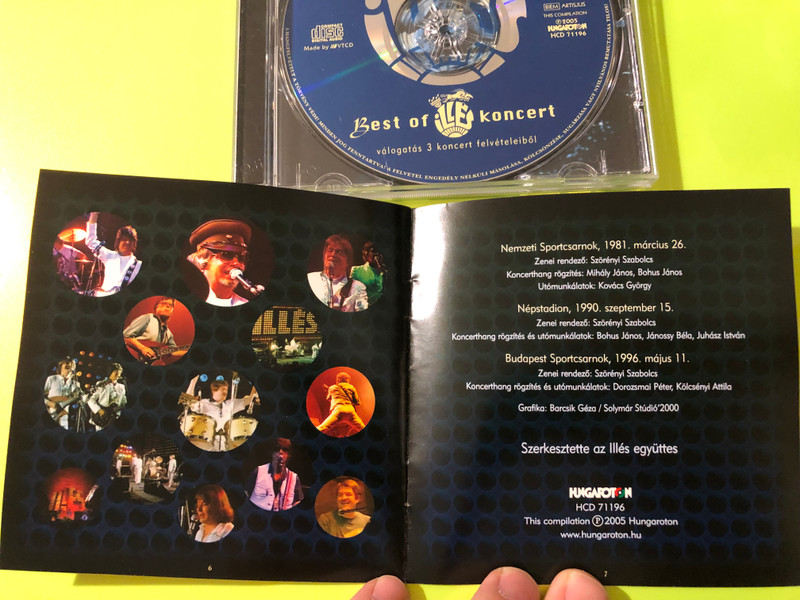 Hungaroton Best of Illés-koncert Live Anthology Audio CD - Autographed (5991817119625.)